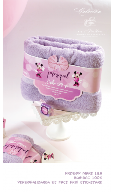Trusou de botez pentru fetite de inspiratie Disney cu Minnie Mouse, Lily  7